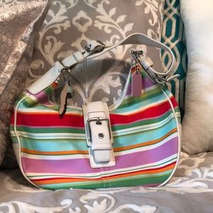 Multi colored Coach bag